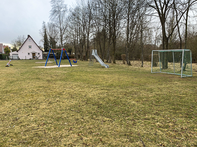 Der Spielplatz Tankstellensiedlung in Klosterlechfeld.
