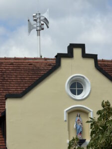 Elektronische Sirene auf der Imhofvilla
